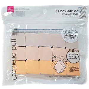 Daiso | Makeup Sponge15 pcs - Diamond shape