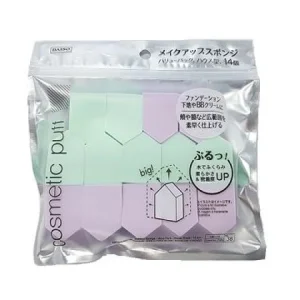 Daiso MakeUp Sponge Square Shape (10 pieces)