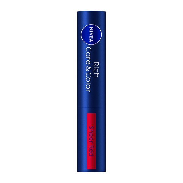 Nivea rich care & coloring lip sheer Red spf 20 PA ++ (spf lipbalm) 2g - Image 3